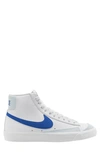 Nike Blazer Mid '77 Vintage Bq6806-124 Mens White Game Royal Leather Shoes Foh22