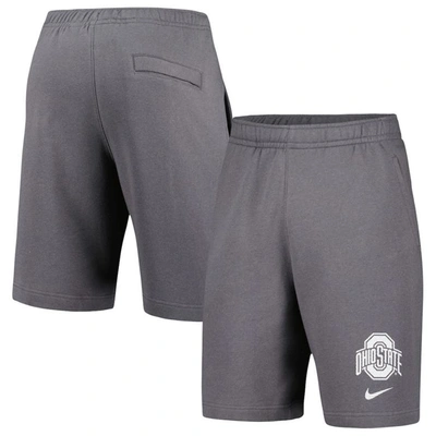 Nike Ohio State  Men's College Fleece Shorts In Grey
