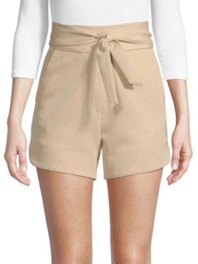 Iro Magik Belted Shorts In Sand