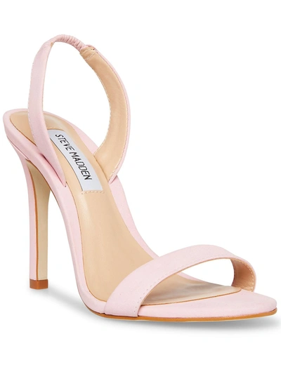 Steve Madden Marbella Womens Open Toe Anke L Heels In Pink