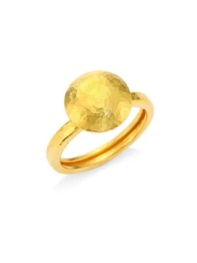 Gurhan Lentil Large 24k Yellow Gold Ring