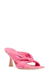 Stuart Weitzman Playa Knot Sandal In Hot Pink
