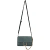 Chloé Chloe Blue Faye Small Shoulder Bag In 41h Cloudyb