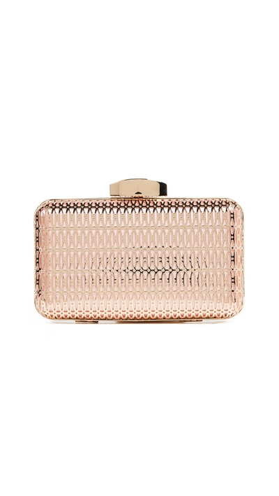 Inge Christopher Naples Box Clutch In Pink