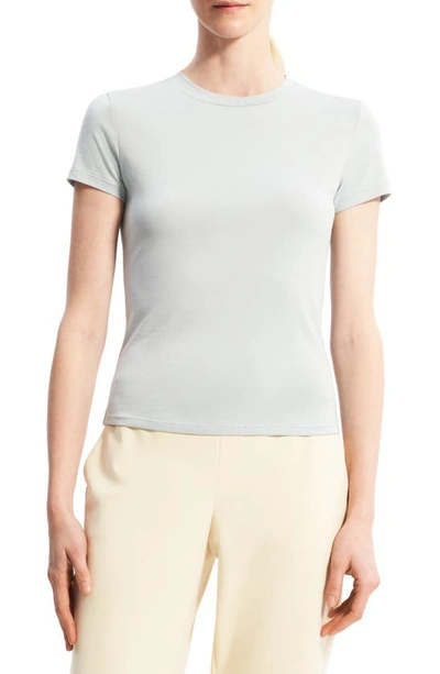Theory Tiny Apex Organic Pima Cotton T-shirt In Harbour - Fvh