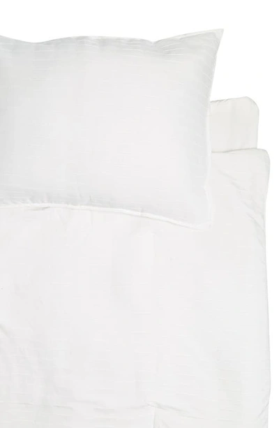 Northpoint Solid Pleated Quilt Set In White