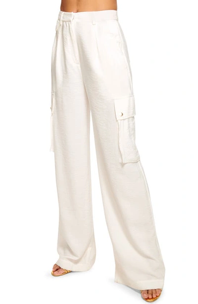 Ramy Brook Emil Cargo Trouser In Ivory