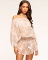 Ramy Brook Abbey Off-the-shoulder Coverup Dress In Ivory Lanai