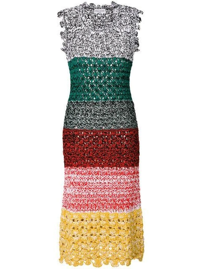 Sonia Rykiel Crochet Knit Dress | ModeSens