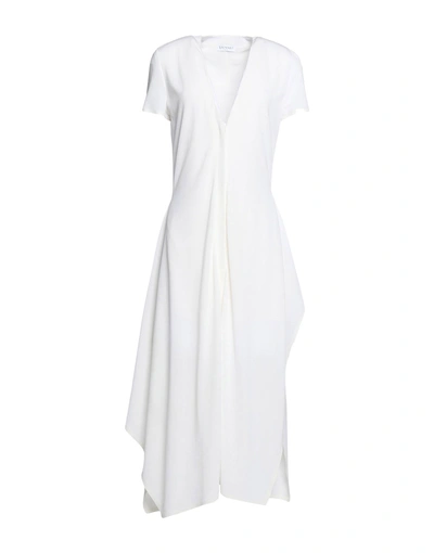 Vionnet Shirt Dress In White