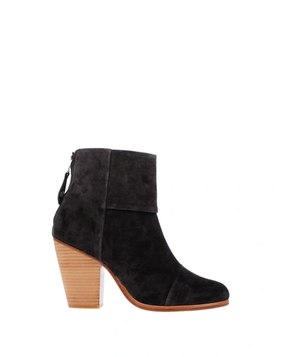 Rag & Bone Ankle Boot In Steel Grey