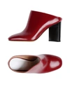 Maison Margiela Mules In Red