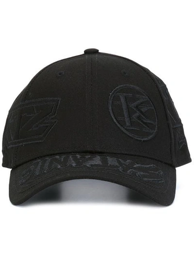 Ktz Embroidered Baseball Cap In Black