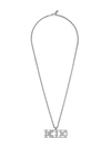 Ktz Logo Necklace In Black