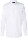 N°21 Long Sleeve Branded Shirt In White