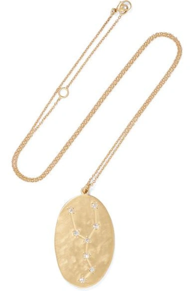 Brooke Gregson Taurus 14-karat Gold Diamond Necklace