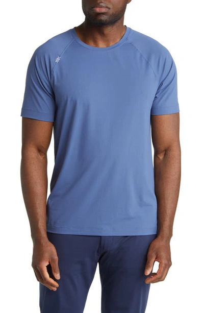 Rhone Reign Short Sleeve T-shirt In Ocean Blue