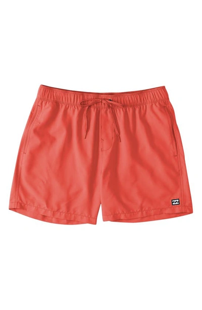 Billabong Men's All Day Layback Boardshorts In Orange