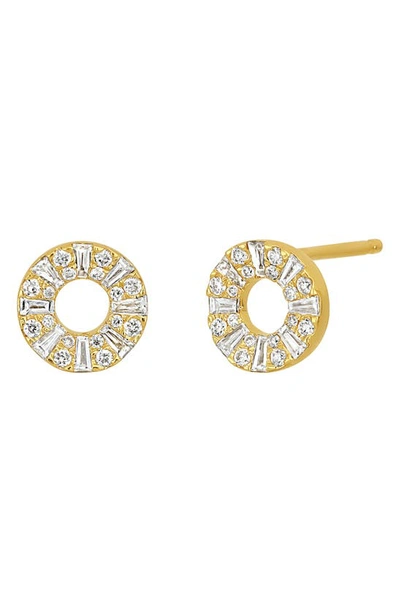Bony Levy Circle Of Life Diamond Stud Earrings In 18k Yellow Gold