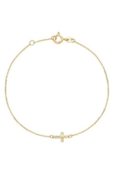 Bony Levy 14k Gold Cross Pendant Necklace In 14k Yellow Gold