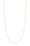 Bony Levy 14k Gold Enamel Chain Necklace In 14k Yellow Gold White