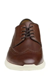 Johnston & Murphy Hennings Wingtip Derby In Mahogany Full Grain