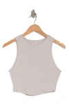 Bella+canvas The Fitted Tank In Solid Cool Grey Blend