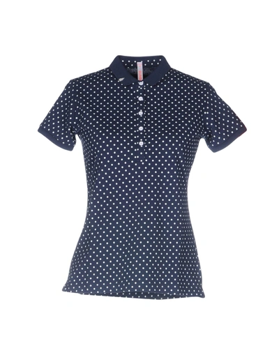 Sun 68 Polo Shirt In Dark Blue