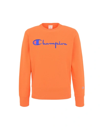 Champion Sweatshirts In Orange