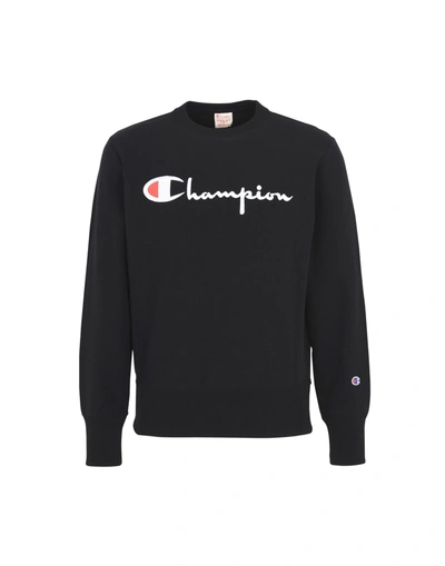 Champion Sweatshirts In Black