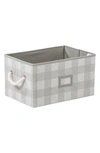 Honey-can-do 3-pack Storage Bins In Grey Checkered
