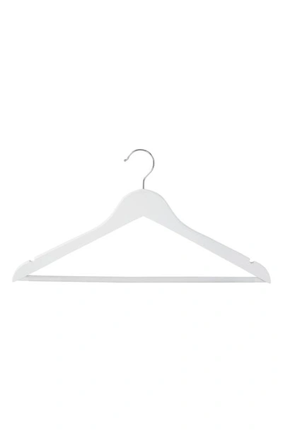 Honey-can-do 24-pack Wood Hangers In White