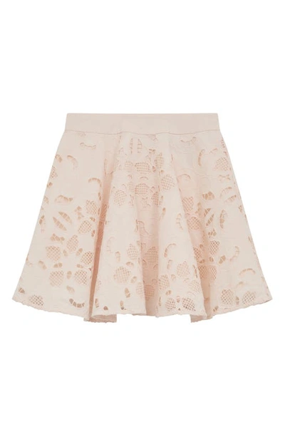 Reiss Kids' Nella - Pink Senior Lace High Rise Mini Skirt, Uk 10-11 Yrs