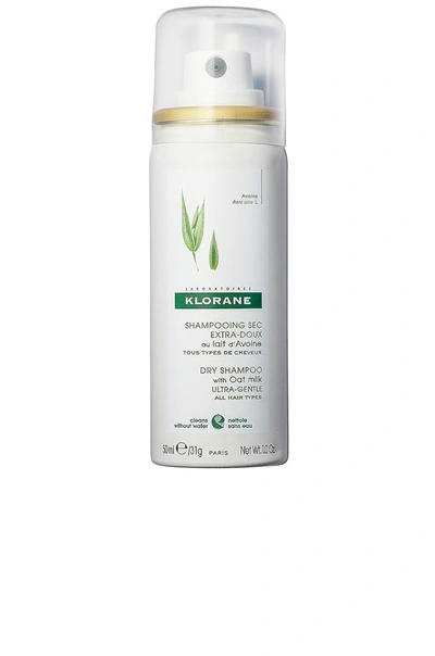 Klorane Travel Aerosol Dry Shampoo With Oat Milk. In White