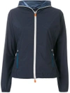 Save The Duck Lightweight Hooded Jacket In Blue