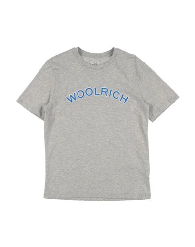 Woolrich Toddler Boy T-shirt Grey Size 6 Cotton In Grey