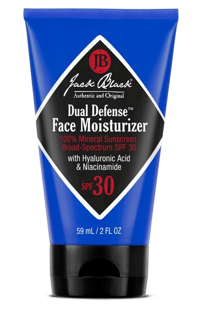 Jack Black Dual Defense Face Moisturizer 100% Mineral Sunscreen Spf 30, 2 Oz.