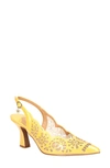 J. Reneé Valerian Slingback Pump In Marigold