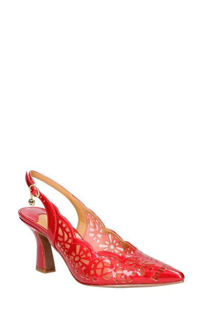 J. Reneé Valerian Slingback Pump In Red