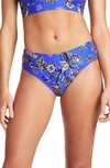 Sea Level Mid Bikini Bottoms In Blue