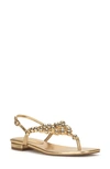 Jessica Simpson Gilyria Slingback Sandal In Gold