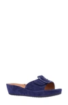 L'amour Des Pieds Callye Sandal In Navy