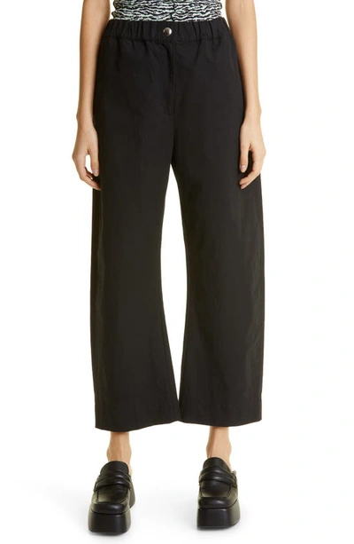 PROENZA SCHOULER WHITE LABEL COTTON & LINEN PANTS 