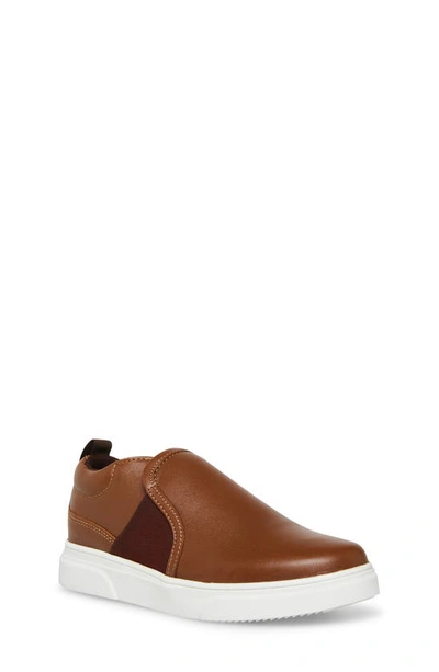 Steve Madden Kids' Elliot Slip-on Sneaker In Cognac