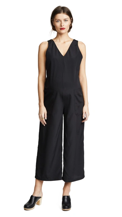 Hatch Alba Jumpsuit In Black