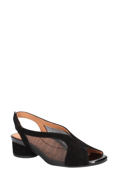 L'amour Des Pieds Estefana Slingback Sandal In Black