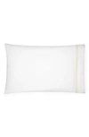 Sferra Grande Hotel Pillowcase In White/ Banana