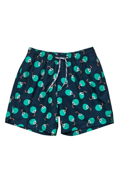 Snapper Rock Kids' Coco Loco Volley Board Shorts In Navy