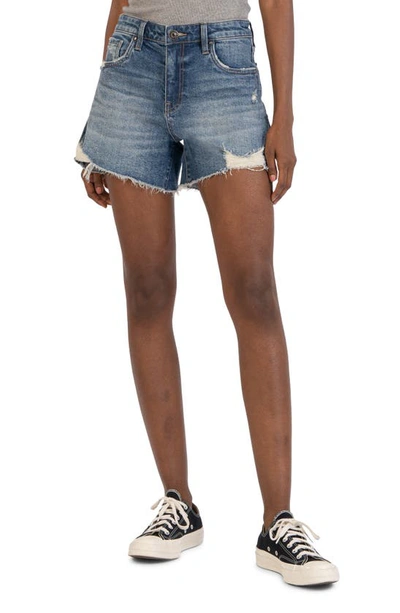 Kut From The Kloth Jane High Waist Cutoff Denim Shorts In Companion