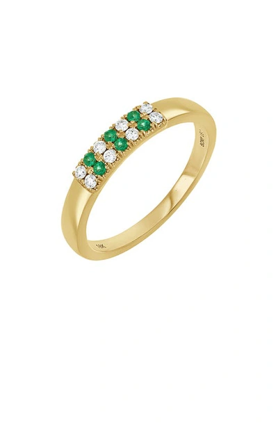 Bony Levy El Mar 18k Yellow Gold Diamond & Emerald Ring